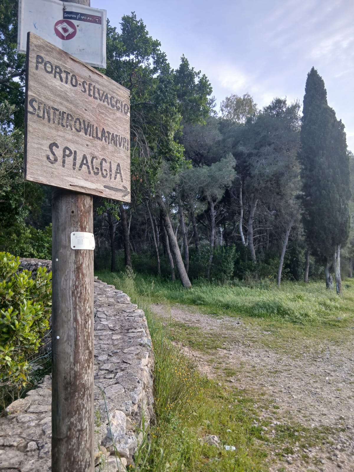 Ingresso al Parco Naturale di Porto Selvaggio